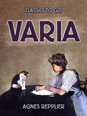 cover image of Varia